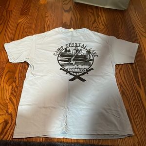 novelty camp crystal lake shirt from the friday the 13th franchise